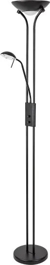 Brilagi - Stmievateľná stojacia lampa SCARLETT 1xR7s/230W/230V + 1xG9/40W čierna