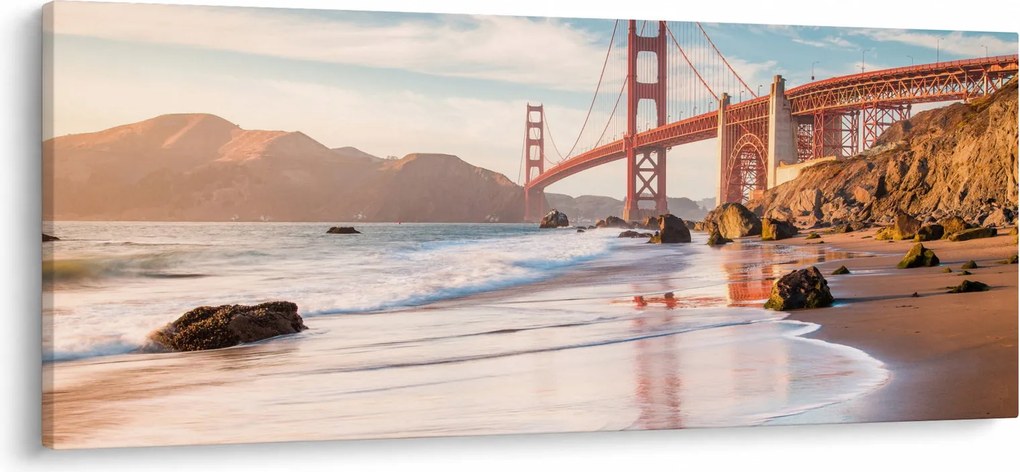 Obraz - Golden Gate Bridge (120x50 cm)