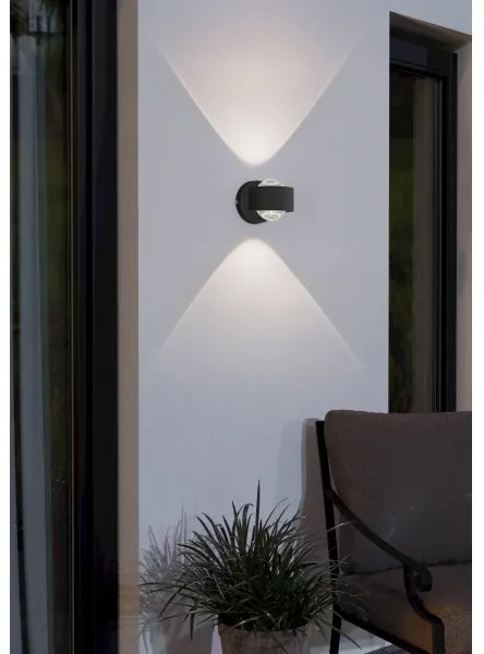 Eglo 98746 - LED Vonkajšie nástenné svietidlo TREVIOLO 2xLED/2W/230V IP44