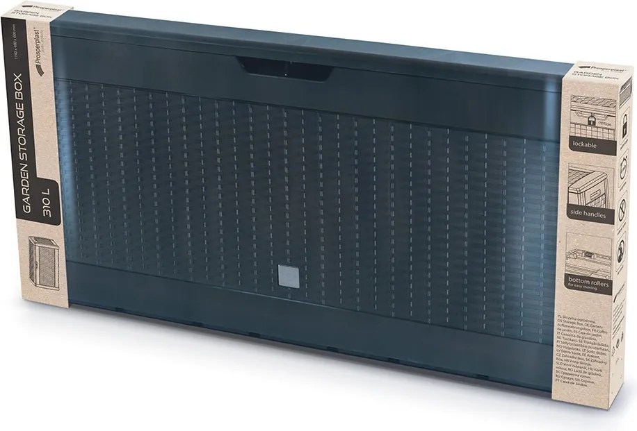 Záhradný box RATANO 119 cm - 310 L antracit