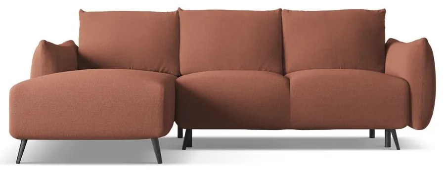 Ružová rohová pohovka (ľavý roh) Malie – Makamii