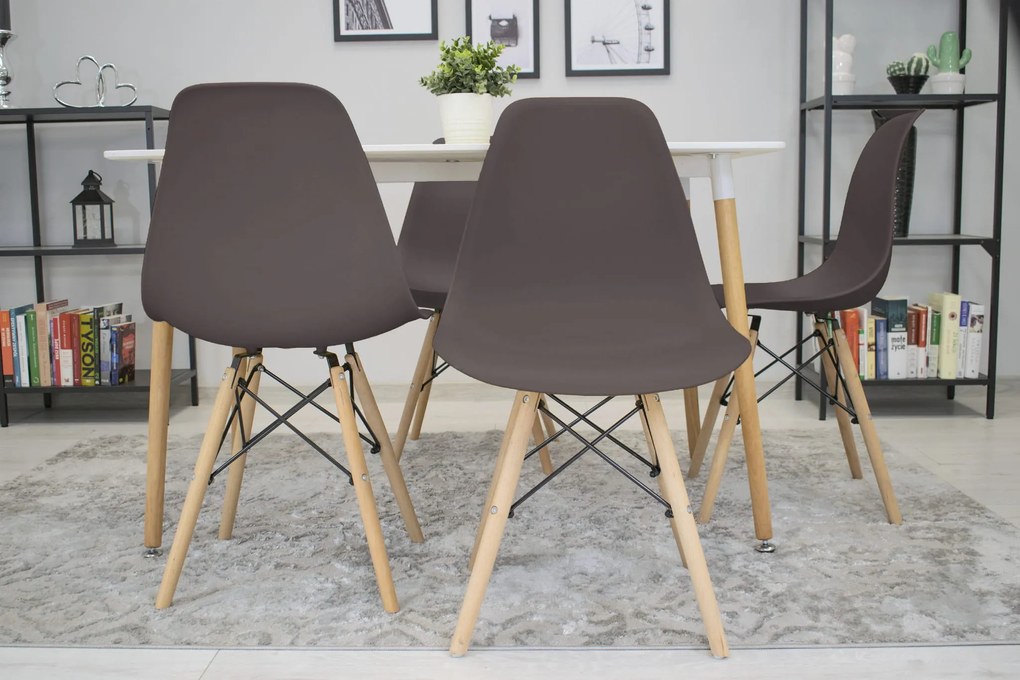 AKCIA Tmavohnedá stolička OSAKA II. trieda