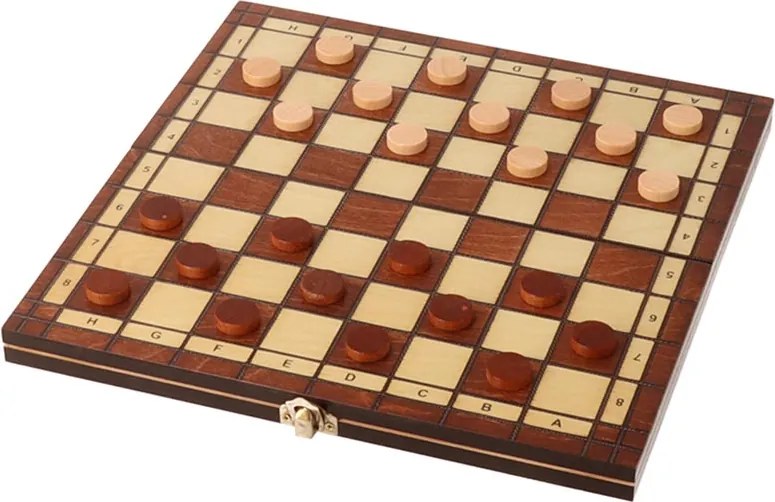 ČistéDrevo Drevené šachy 3 v 1 - 29 x 29 cm