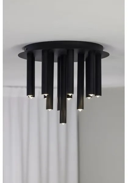 Markslöjd 108505 - Stropné svietidlo GOCCE 13xG9/10W/230V čierna