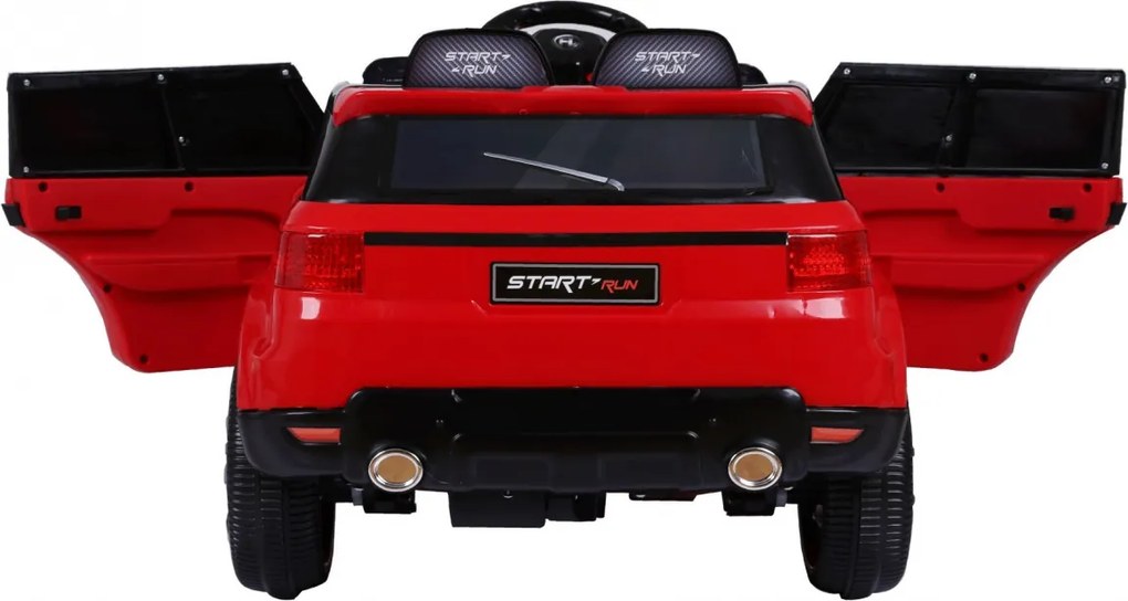 Ramiz Autíčko Start Run na batérie Červené SUV + diaľkové ovládanie + bezpečnostné funkcie