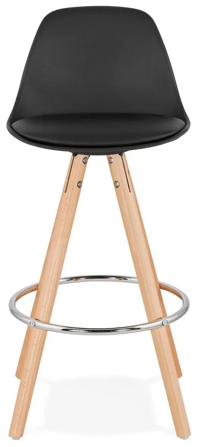 Čierna barová stolička Kokoon Anau, výška 64 cm