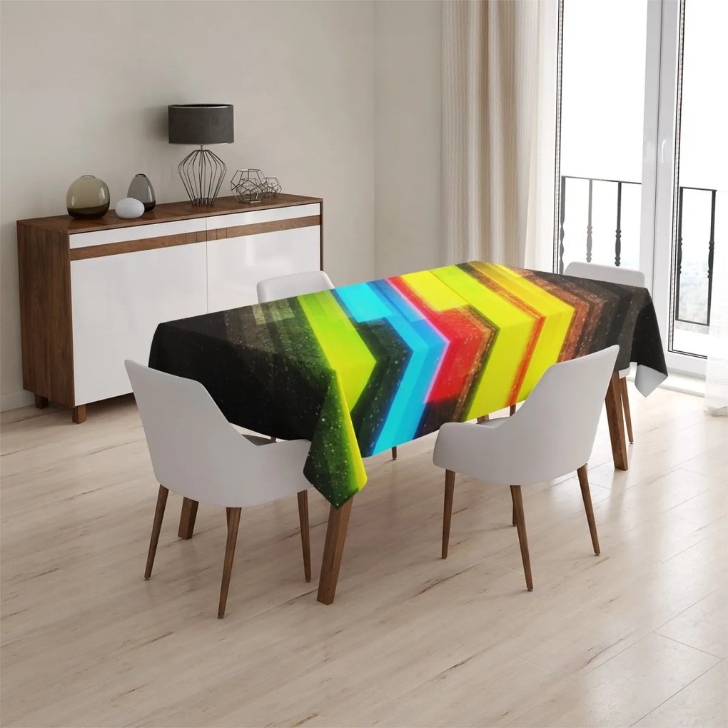 Sablio Obrus Pruhovaná abstrakcia - 90x90 cm