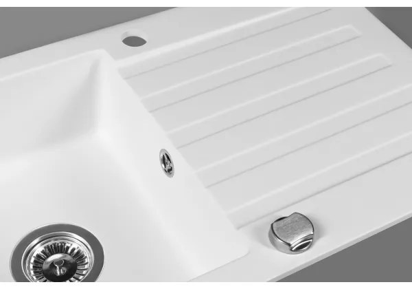 Sapho - Kuchynský drez 78x44 cm granit/biela