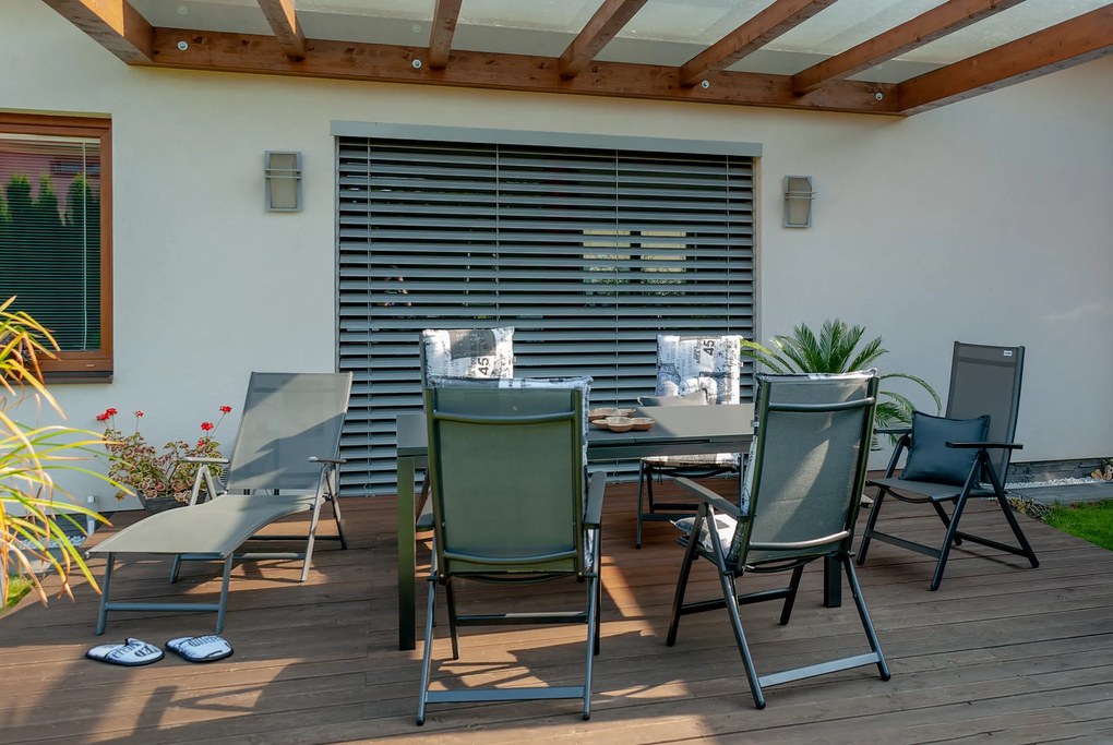 Doppler ACTIVE - kreslo polohovacie káro - 2. akosť (N454)