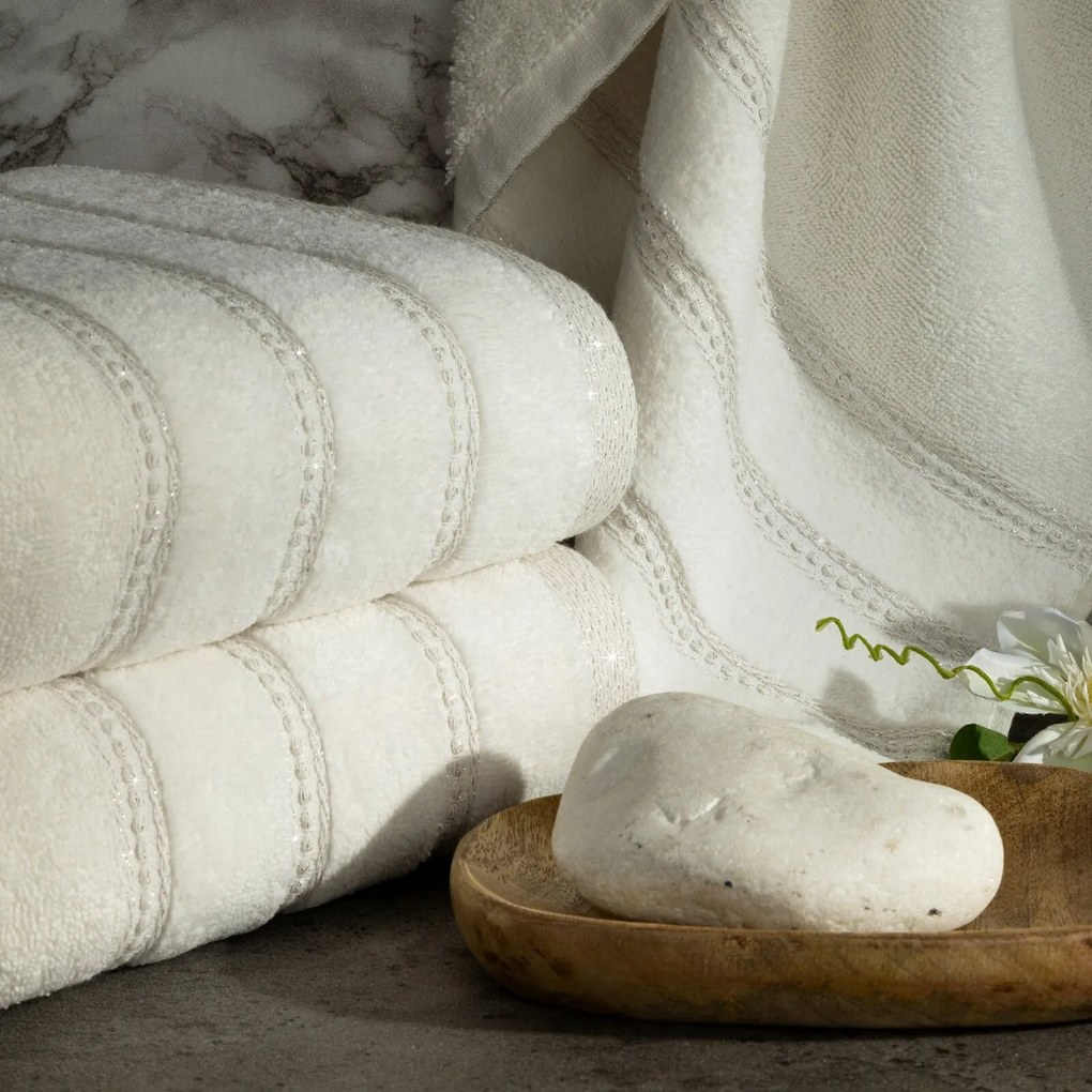 FROTÉ UTERÁK GLORY 30X50 CM KRÉMOVÁ