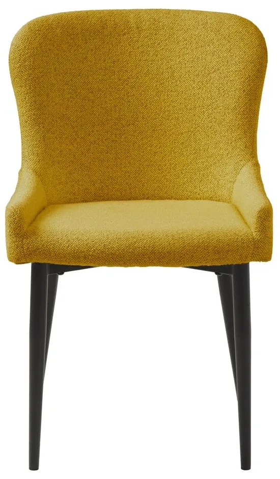 Žltá jedálenská stolička Ontario – Unique Furniture