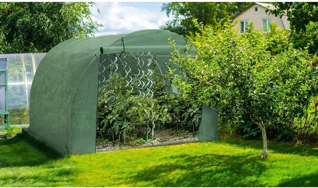 Skleník G21 300 x 400 x 200 cm, zelený