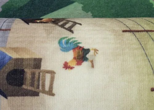 Koberce Breno Kusový koberec Ultra Soft Farma, viacfarebná,130 x 180 cm