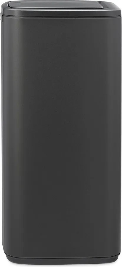 Tmavosivý dotykový oceľový odpadkový kôš 30 l Bo Touch – Brabantia