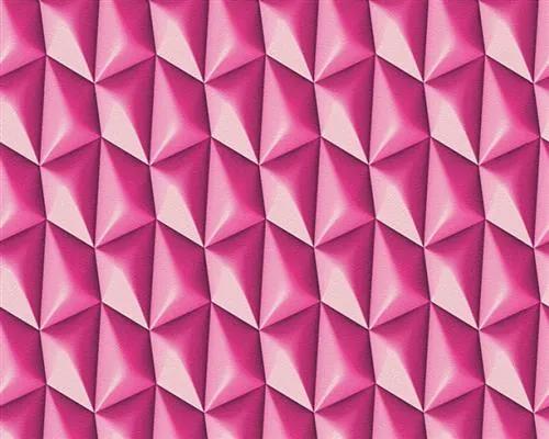 Vliesové tapety, 3D vzor ružový, Harmony in Motion by Mac Stopa 327084, A.S. Création, rozmer 10,05 m x 0,53 m