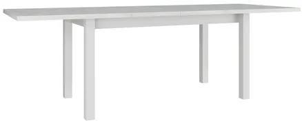 Rozkladací jedálenský stôl Wood 90 x 160/240 II XL, Morenie: biela - L