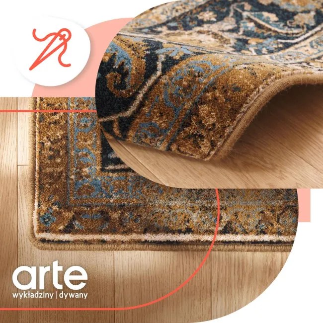 Koberec OMEGA Avila béžový / hnedý