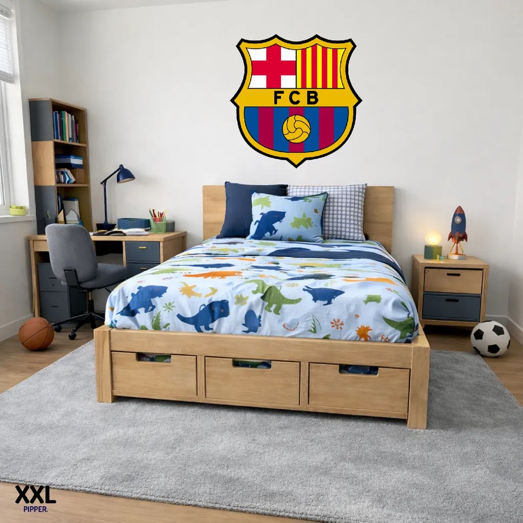 Logo FC Barcelona - textilná nálepka na stenu Veľkosť: 100 cm