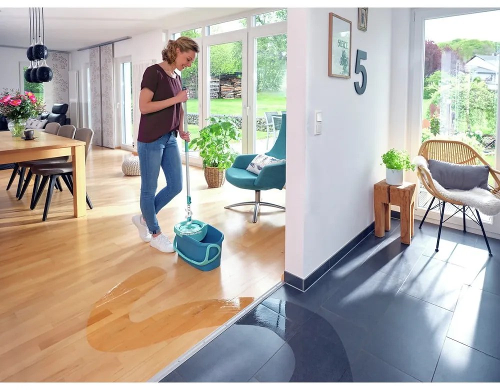 Rotačný mop s vedrom Rotation Disc Mop (EVO) – LEIFHEIT