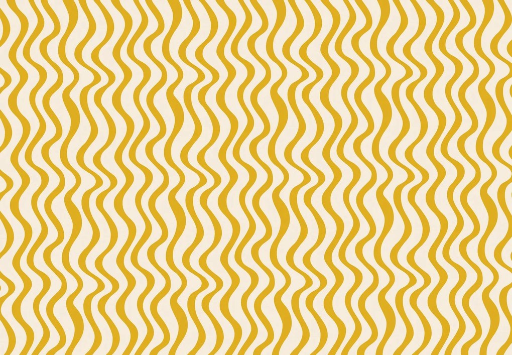 Fototapeta - Žlté vlny (147x102 cm)