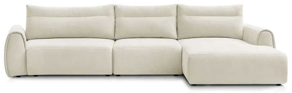 Béžová rohová pohovka Aden – Bobochic Paris