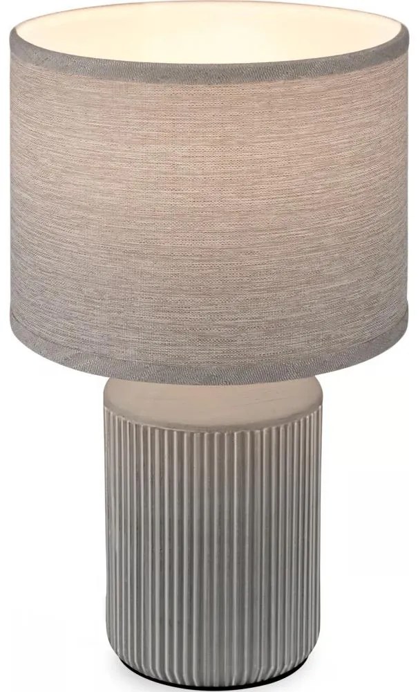 Brilo - Stolová lampa INO 1xE14/10W/230V šedá