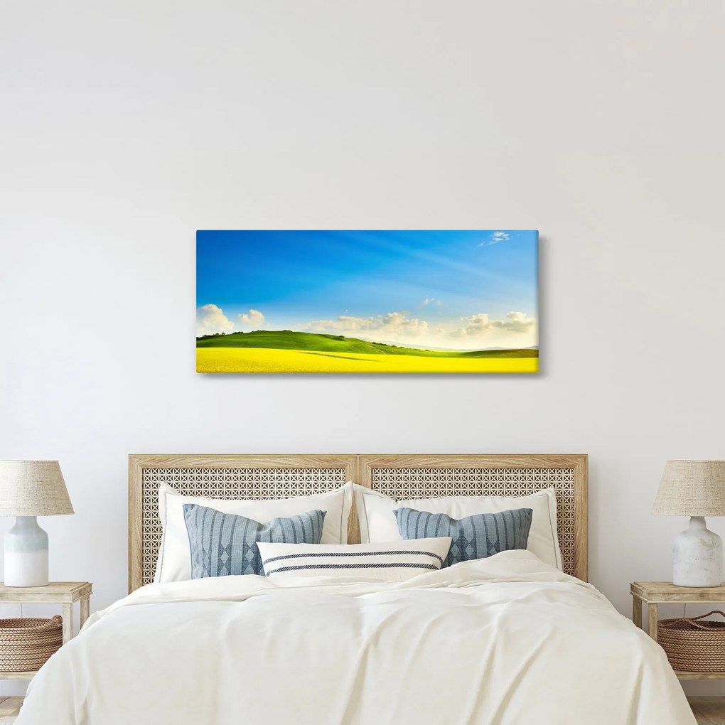 Obraz - Jarné nebo (120x50 cm)