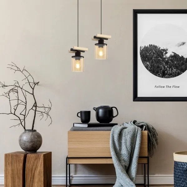 Rabalux 72081 - Luster na tyči NIYLAH 1xE27/25W/230V