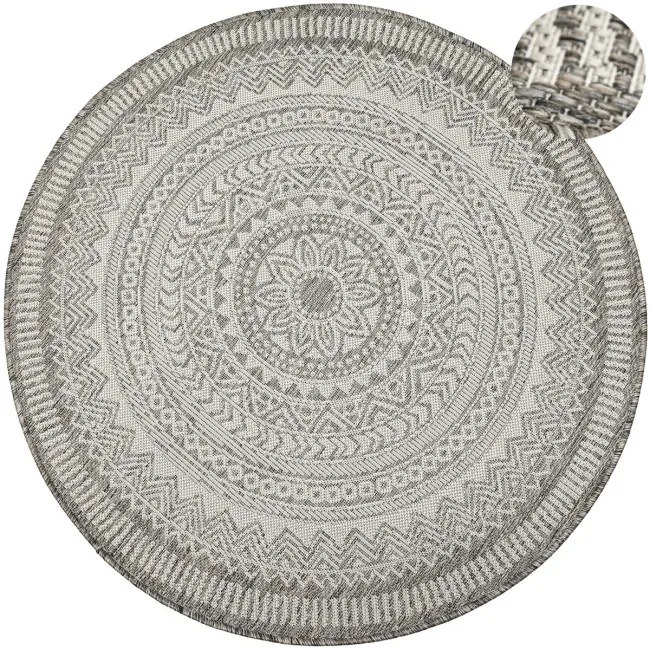 Koberec JEANS 19347/P91 grafitový kruh
