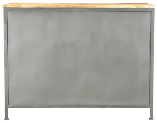 furniture-nabytek.cz - Masívna komoda Pinetown z mangového dreva, lakovaná, viacfarebná – 120×45×96 cm