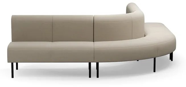 Pohovka VARIETY, 90° vonkajší oblúk, látka Pod CS, pieskovcová