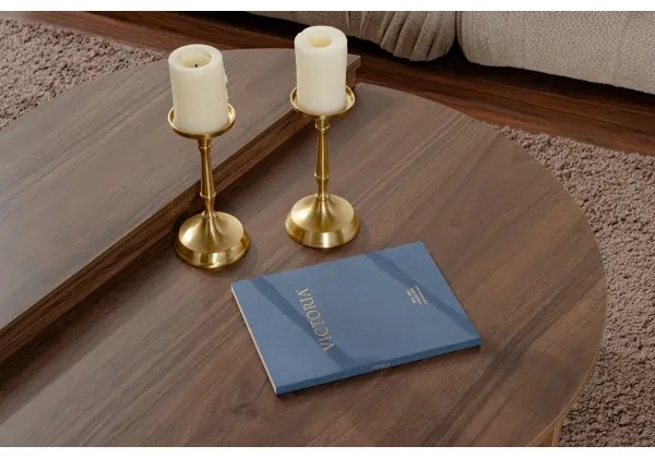 SADA 2x Konferenčný stolík ORION orech