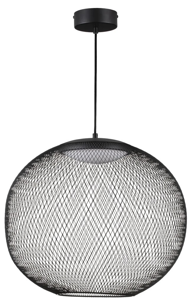 LED čierne dizajnové svietidlo Kinetic 50