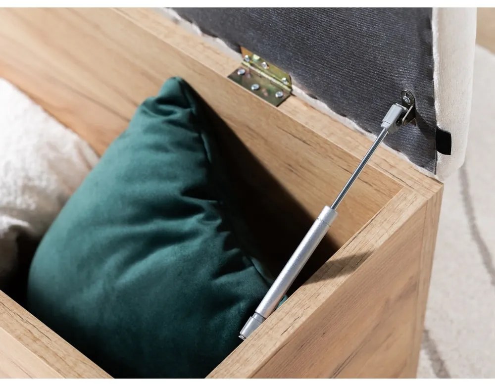 Lavica vo svetlosivej a prírodnej farbe Kumo – Bobochic Paris