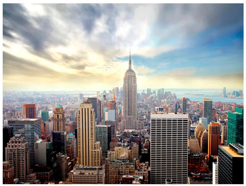 Artgeist Fototapeta - View on Empire State Building - NYC Veľkosť: 196x154, Verzia: Samolepiaca