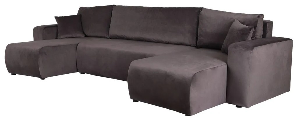 Rohová rozkladacia pohovka Orion v tvare U