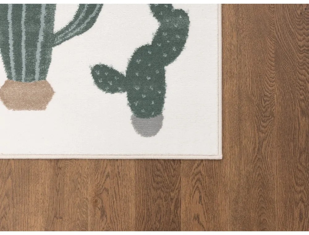 Zelený/slonovinový detský koberec 160x230 cm Cacto Malachite – FD