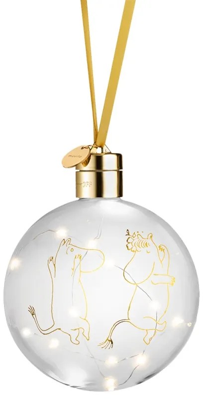 LED vianočná ozdoba Moomin 11cm  / 80. výročie