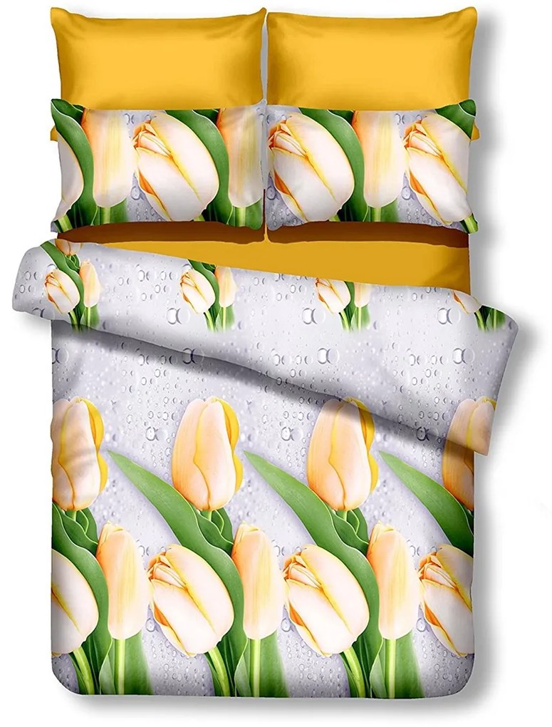 Francúzske obliečky z mikrovlákna CLEO svetlosivé Rozmer obliečky: 2 ks 80 x 80 cm | 200 x 220 cm