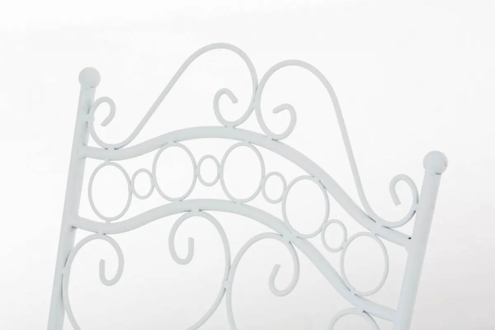 Kovová stolička skladacia Indra - Biela