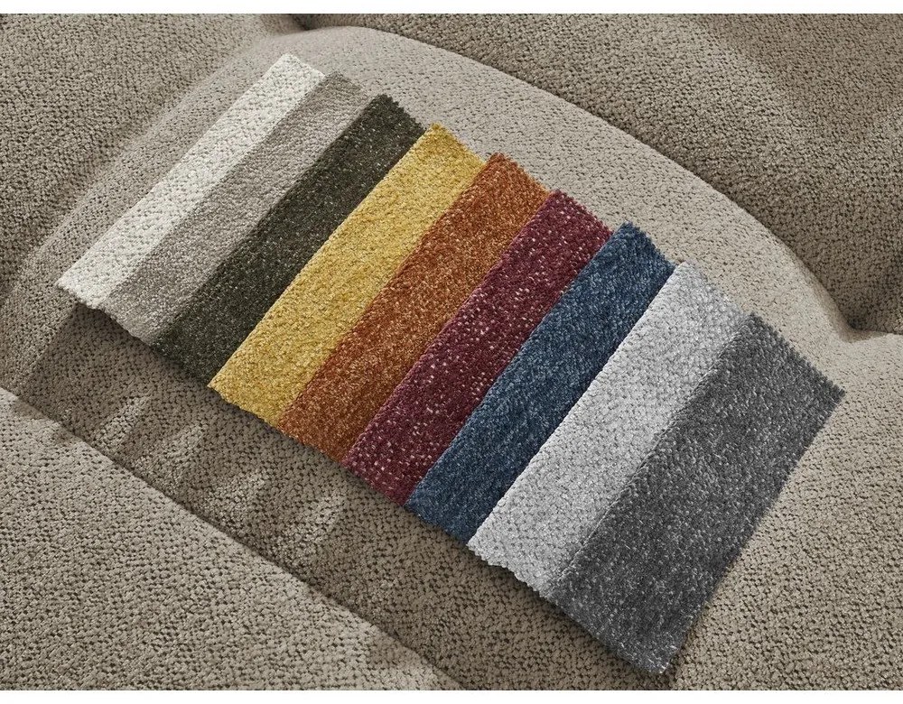 Béžová ženilková rozkladacia/s úložným priestorom rohová pohovka (pravý roh/s leňoškou) Roxelane – Bobochic Paris