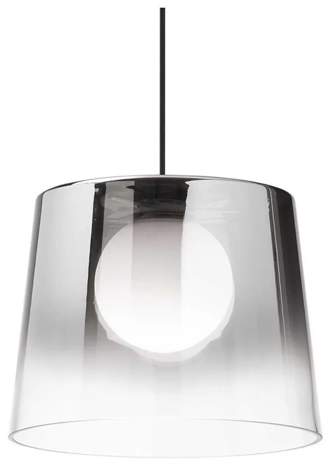 Ideal Lux - LED Luster na lanku FADE 1xG9/3W/230V pr. 27,3 cm šedá/dymová