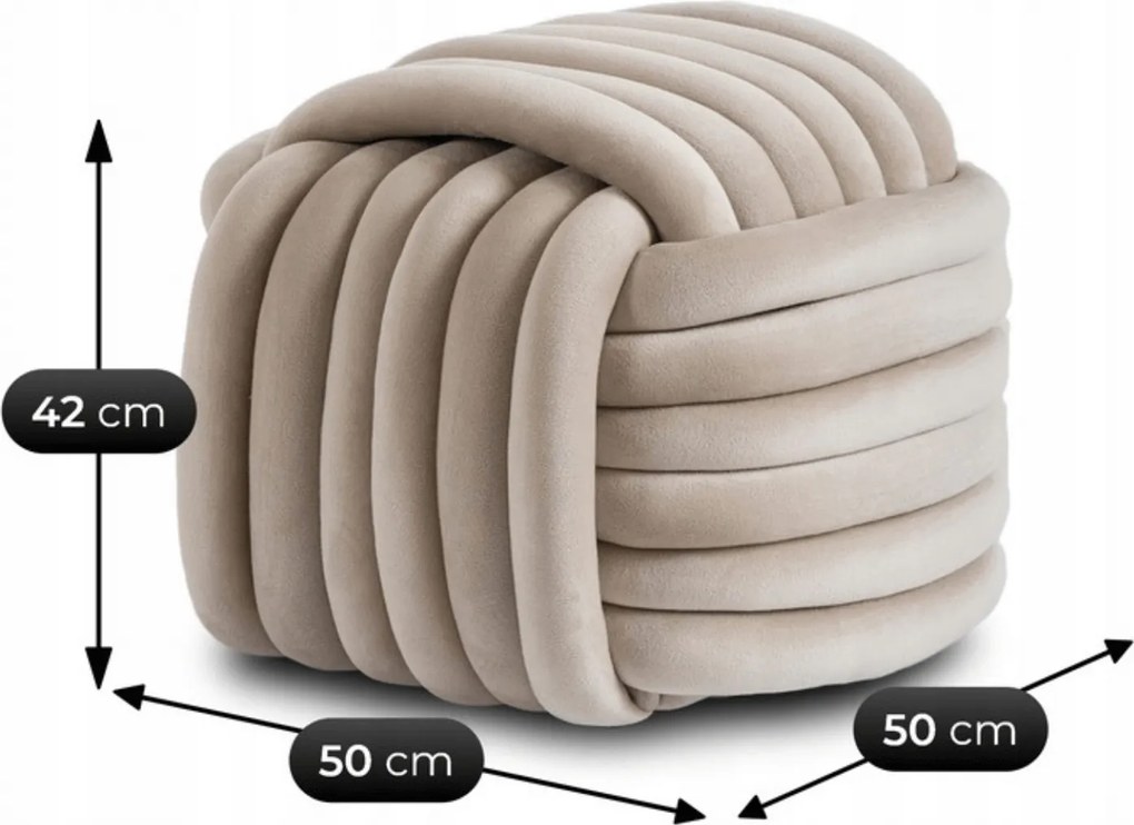 PROXIMA.store - Moderná taburetka Magma FARBA: sivá