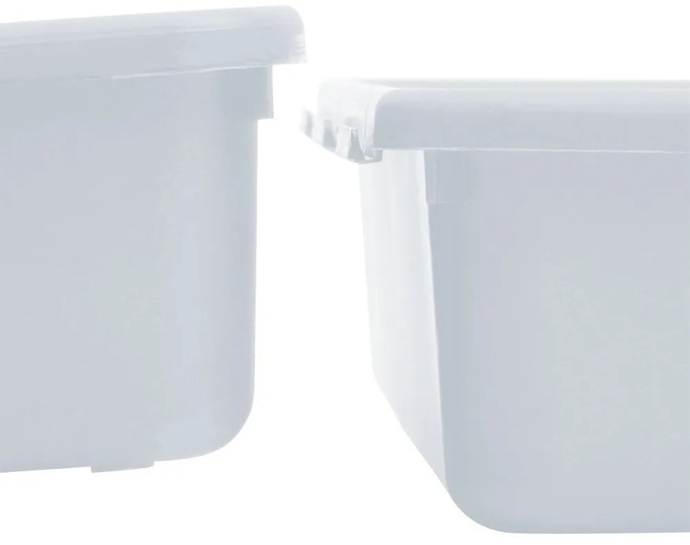 VILDE Súprava 8ks organizérov do zásuvky, biela, MODULAR 31 cm x 46 cm x 4,5 cm