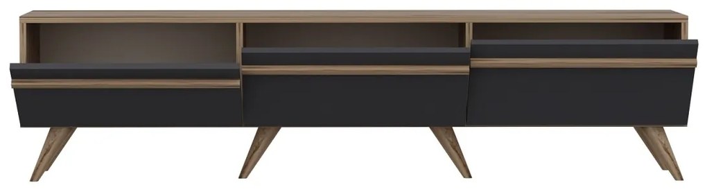 TV skrinka AMSTERDAM 180 cm antracitová