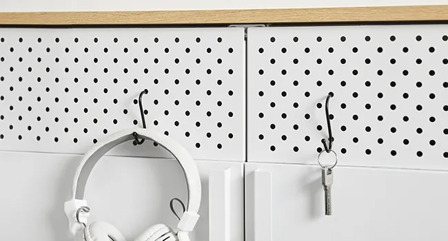 Úložná skříňka Vasagle TEDUO bílá/hnědá