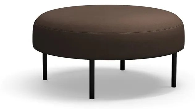 Taburet na nožičkách VARIETY, Ø 900 mm, látka Blues CSII, tmavohnedá