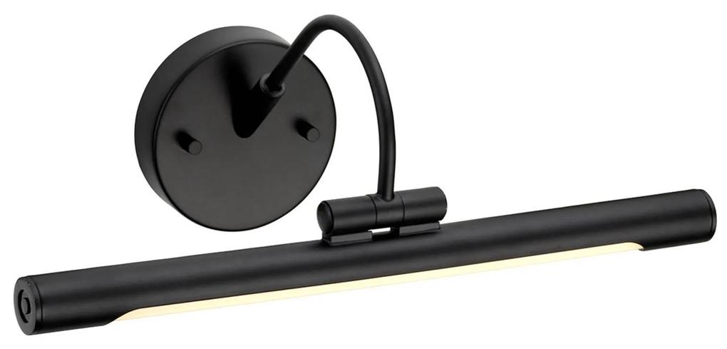 Obrazové LED svetlo Alton v čiernej, 39 cm