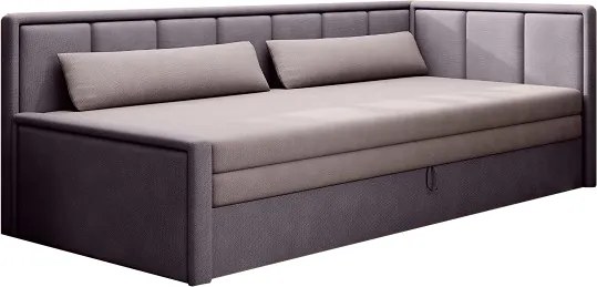 Pohovka trojsedačka Fausto (ružová + bledofialová) (P). Akcia -17%. Vlastná spoľahlivá doprava až k Vám domov. 1052629