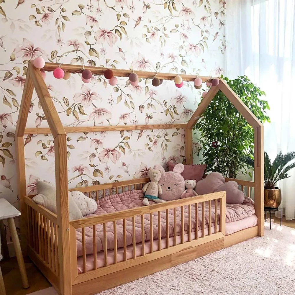 Tapeta stromy raja biela 280x100 cm